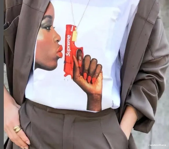 Printed Gun M Portrait XL Pistol Black S 1 Water L T-shirt WEEK Tee Female Short Water sleeved White 1001